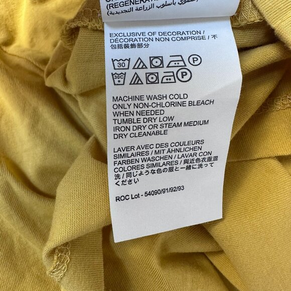 prAna Men's Everyday Organic Cotton Short Sleeve Tee Shirt, Size Medium, Pollen - Picture 12 of 13